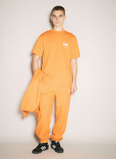 Logo Print T-Shirt Boiler Room Logo Print T-Shirt Orange bor0155007