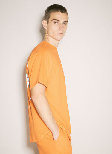 Logo Print T-Shirt Boiler Room Logo Print T-Shirt Orange bor0155007