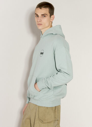 Logo Print Hooded Sweatshirt Boiler Room Logo Print Hooded Sweatshirt Green bor0156019