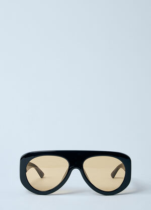 Bottega Veneta Aviator Sunglasses Yellow bos0359005