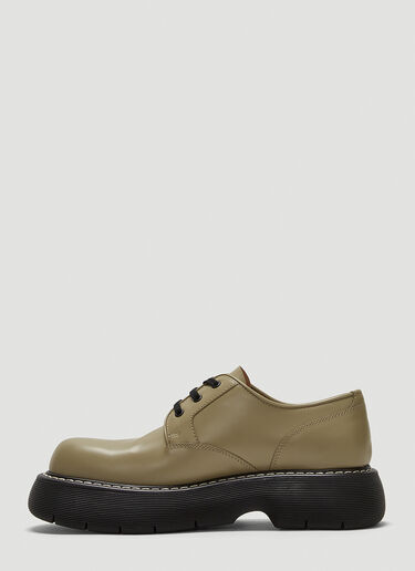 Bounce Lace-Up Shoes Bottega Veneta Bounce Lace-Up Shoes Green bov0143019