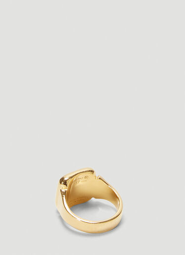 Square Signet Ring Bottega Veneta Square Signet Ring Gold bov0143051