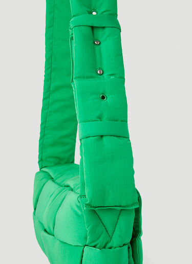 Bottega Veneta 패디드 테크 카세트 크로스바디 백 그린 bov0145002