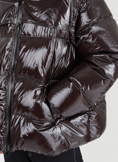 글로스 패디드 다운 재킷 Bottega Veneta 글로스 패디드 다운 재킷 브라운 bov0146060