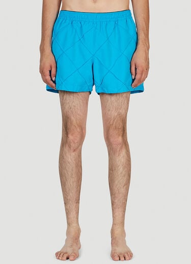 Intreccio Swim Shorts Bottega Veneta Intreccio Swim Shorts Blue bov0151019
