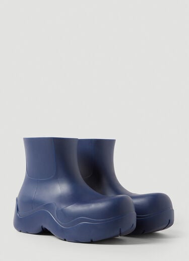 Bottega Veneta Puddle Boots Blue bov0151046