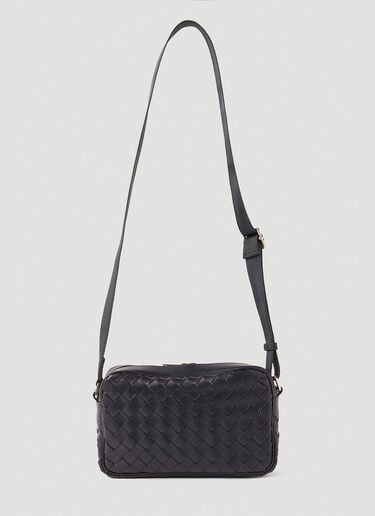 Bottega Veneta Classic Intrecciato Small Crossbody Bag Black bov0151082