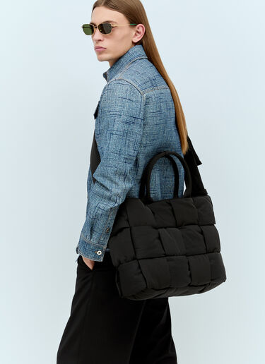 라지 아르코 패디드 토트백 Bottega Veneta 라지 아르코 패디드 토트백 블랙 bov0154018