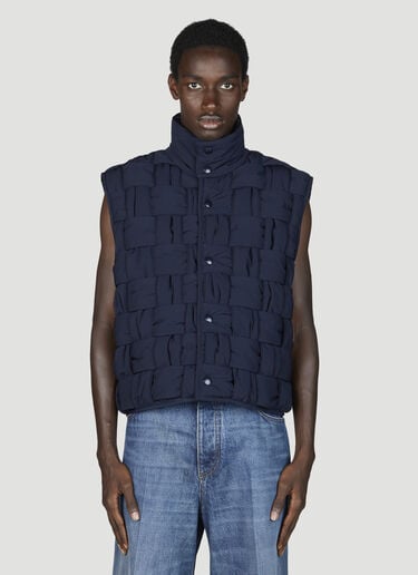 科技尼龙 Intrecciato 马甲 Bottega Veneta 科技尼龙 Intrecciato 马甲 藏蓝色 bov0155001