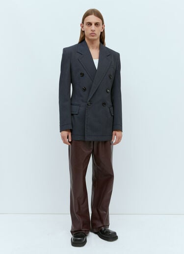 울 트윌 블레이저 Bottega Veneta 울 트윌 블레이저 블루 bov0155013