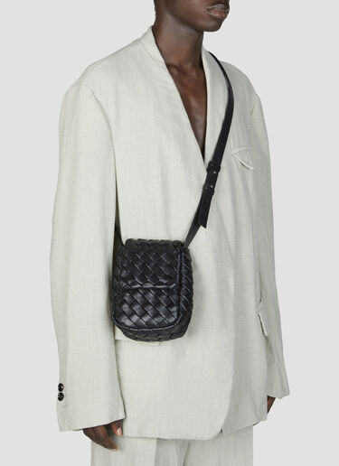 Bottega Veneta Cobble 斜挎包 黑色 bov0155020