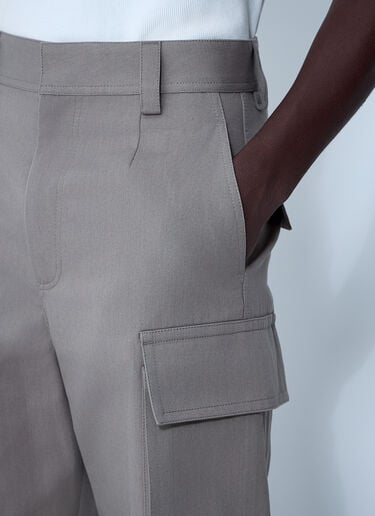 Cotton Twill Cargo Pants Bottega Veneta Cotton Twill Cargo Pants Grey bov0161003