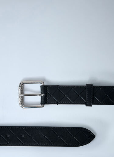 Intrecciato Stamp Belt Bottega Veneta Intrecciato Stamp Belt Black bov0161014