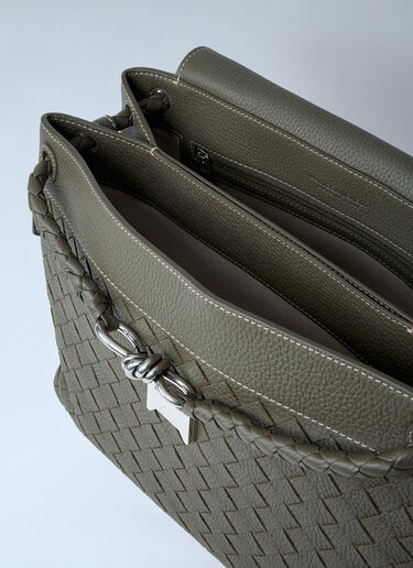 Bottega Veneta Andiamo Messenger Crossbody Bag Grey bov0161016