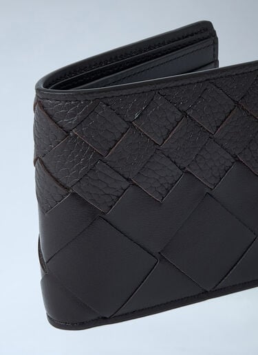 Bottega Veneta Intrecciato Bi-Fold Wallet Brown bov0161021