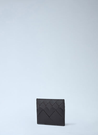 Bottega Veneta Intrecciato Credit Cardholder Brown bov0161022