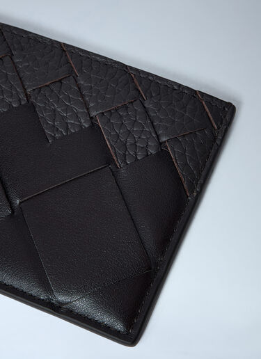 Bottega Veneta Intrecciato Credit Cardholder Brown bov0161022