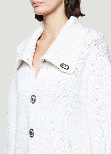 Knitted Cardigan Bottega Veneta Knitted Cardigan White bov0241010
