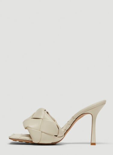 Bottega Veneta Padded Intreccio Sandals White bov0241067