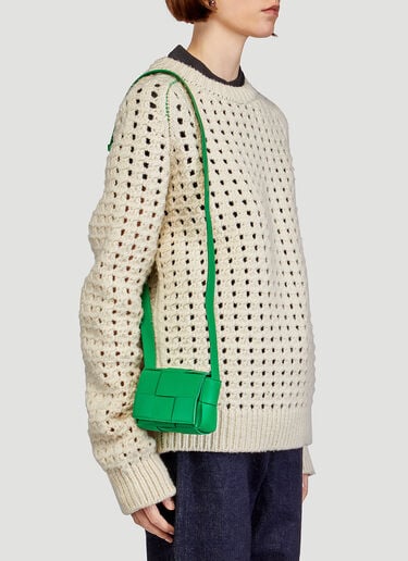 Bottega Veneta Mini Cassette Shoulder Bag Green bov0245071