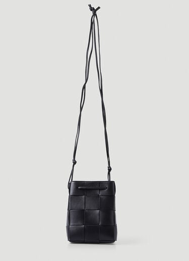 Small Casette Bucket Crossbody Bag Bottega Veneta Small Casette Bucket Crossbody Bag Black bov0247129