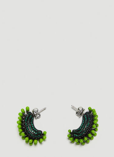 Embellished Earrings Bottega Veneta Embellished Earrings Green bov0248081