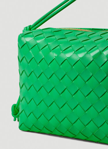 Bottega Veneta [루프 인트레치아토] 스몰 숄더 백 그린 bov0249019