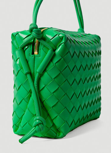 Bottega Veneta [루프 인트레치아토] 스몰 숄더 백 그린 bov0249019