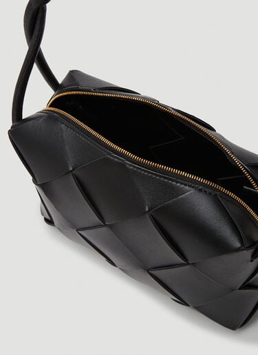 Bottega Veneta [인트레치아토] 카메라 백 스몰 숄더 백 블랙 bov0249036