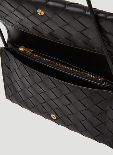 Intrecciato 肩带钱包 Bottega Veneta Intrecciato 肩带钱包 黑 bov0249058
