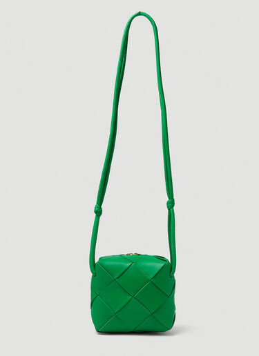 Bottega Veneta Intrecciato 迷你单肩相机包 绿 bov0249127