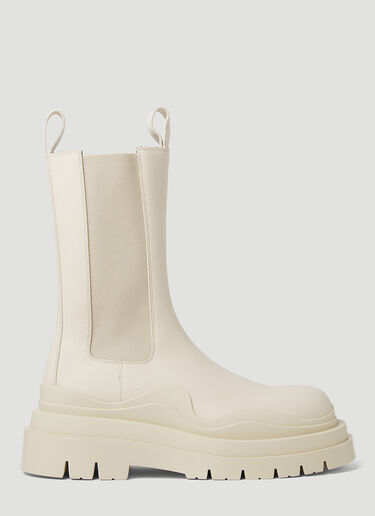 Bottega Veneta Tire Boots Cream bov0250044