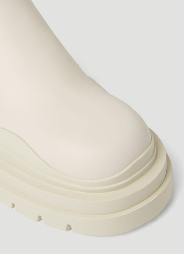 Bottega Veneta Tire Boots Cream bov0250044