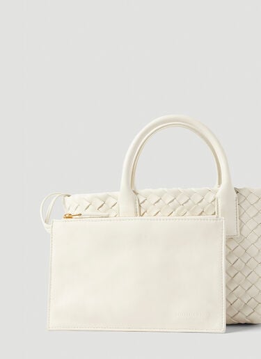 Bottega Veneta Cabat Mini Tote Bag White bov0251016