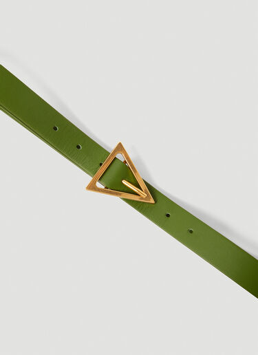 Triangle Buckle Belt Bottega Veneta Triangle Buckle Belt Green bov0251061