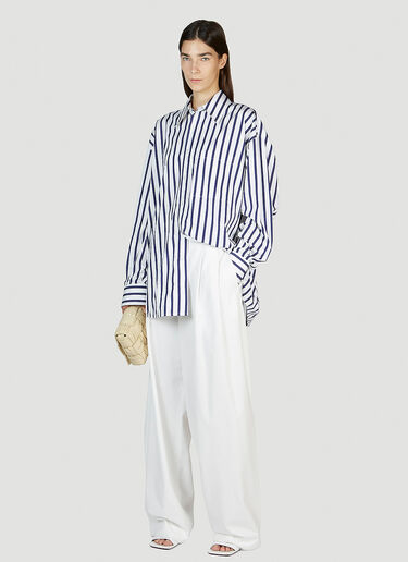 宽条纹衬衫 Bottega Veneta 宽条纹衬衫 白色 bov0251095