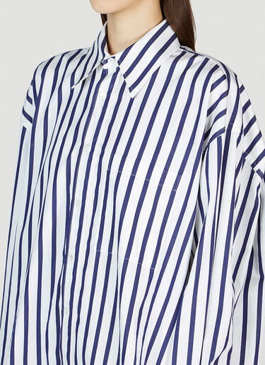 宽条纹衬衫 Bottega Veneta 宽条纹衬衫 白色 bov0251095