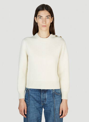 Knot Sweater Bottega Veneta Knot Sweater White bov0251100
