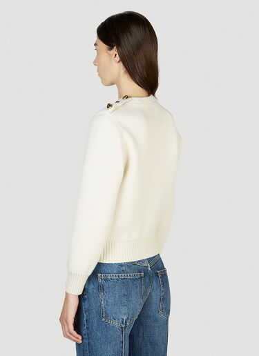 Knot Sweater Bottega Veneta Knot Sweater White bov0251100
