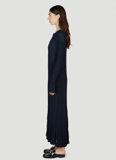 Light Plisse Dress Bottega Veneta Light Plisse Dress Navy bov0251113