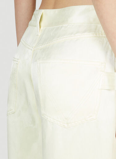 Silk Straight Leg Pants Bottega Veneta Silk Straight Leg Pants Yellow bov0251118