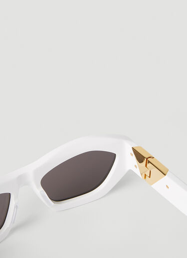 BV1221S Hexagonal Sunglasses Bottega Veneta BV1221S Hexagonal Sunglasses White bov0251134