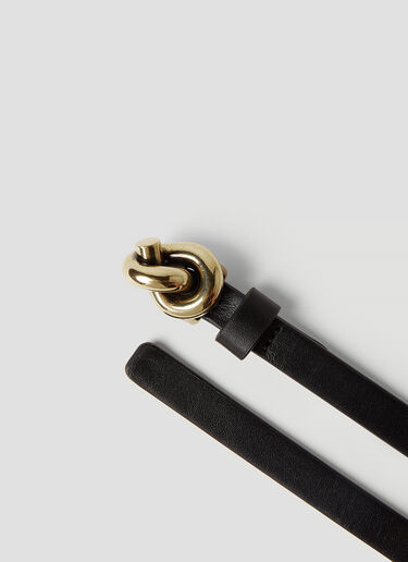 Knotted Belt Bottega Veneta Knotted Belt Black bov0252044