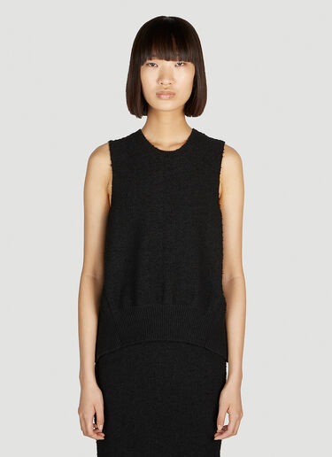 Textured Knit Top Bottega Veneta Textured Knit Top Black bov0252062