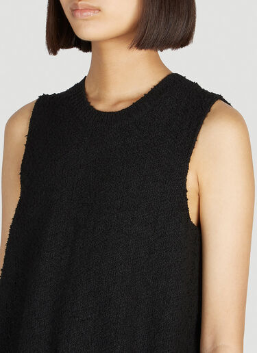 Bottega Veneta 텍스처드 니트 탑 블랙 bov0252062