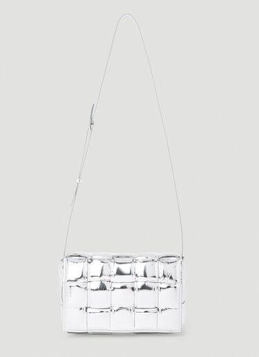 Bottega Veneta Cassette 软垫单肩包 银色 bov0252107