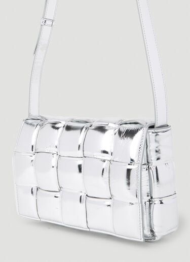 Bottega Veneta Cassette 软垫单肩包 银色 bov0252107