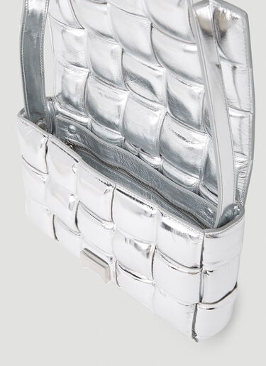 Bottega Veneta Cassette 软垫单肩包 银色 bov0252107