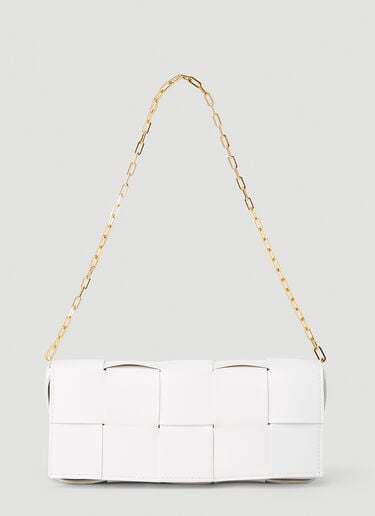 Bottega Veneta Baguette Pochette Shoulder Bag Cream bov0253046