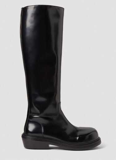 Bottega Veneta 하이 애터믹 부츠 블랙 bov0253067